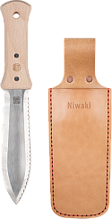 Niwaki S-Type Hori Hori + Leather Holster